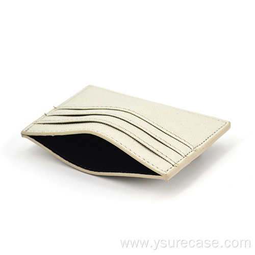 Ysure embossed leather credit card holder unisex